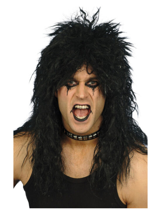 Hard Rocker Black Wig