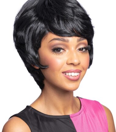 60's Black Beehive Wig
