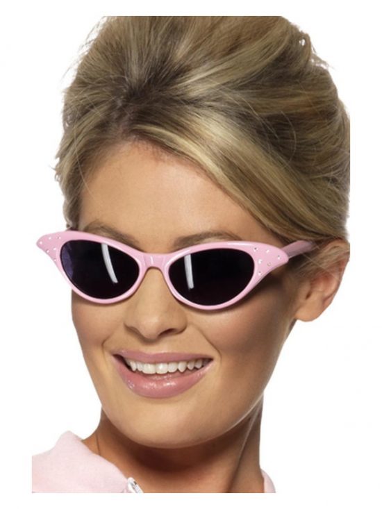 Pink Rock & Roll Glasses