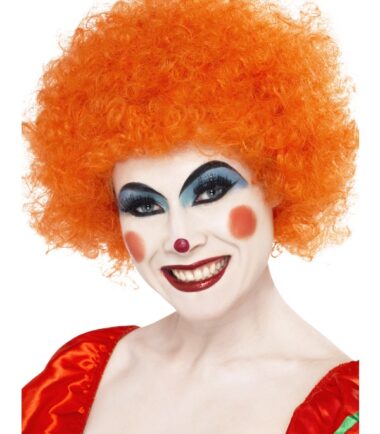 Orange Crazy Clown Wig