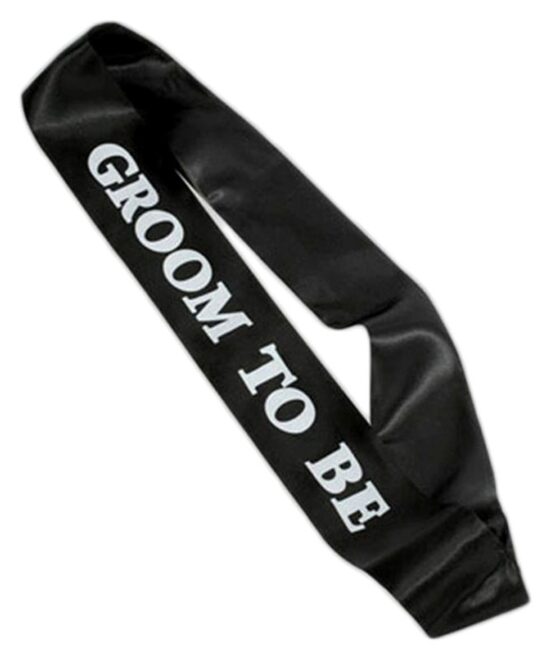 Groom To Be Sash