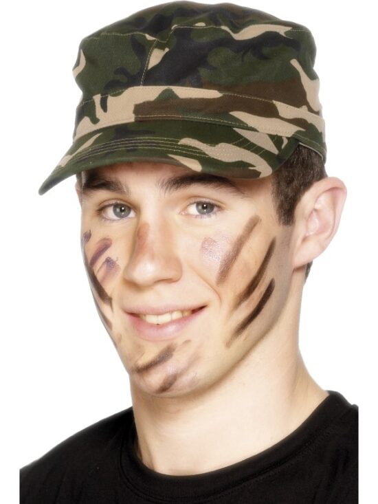 Army cap in camouflage colours