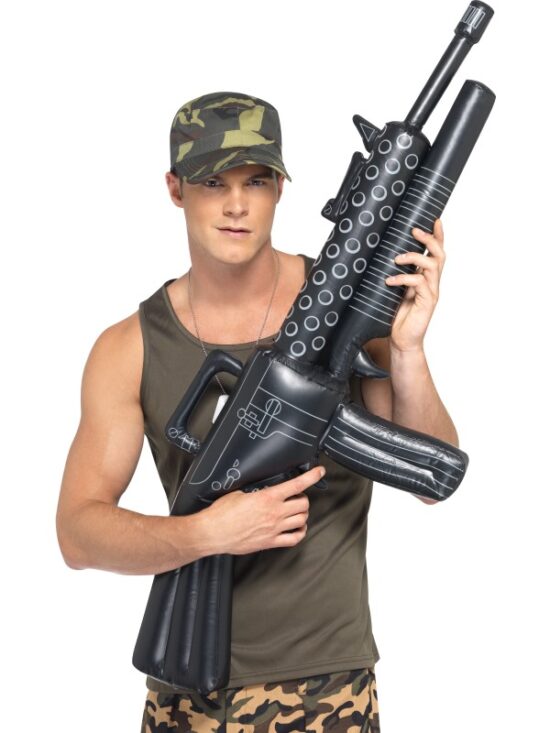 Inflatable Machine Gun Inflatable Machine Gun, Black, 112cm