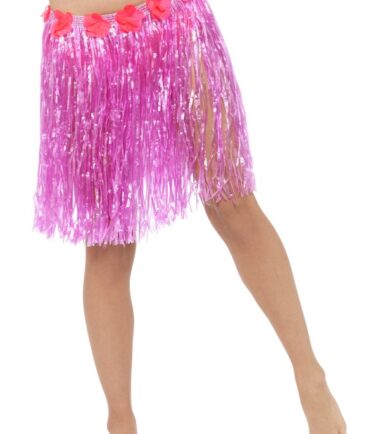 Hawaiian Hula Skirt with Flowers