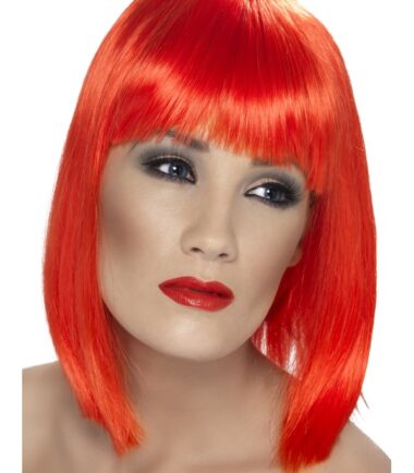 Glam Wig, Neon Red