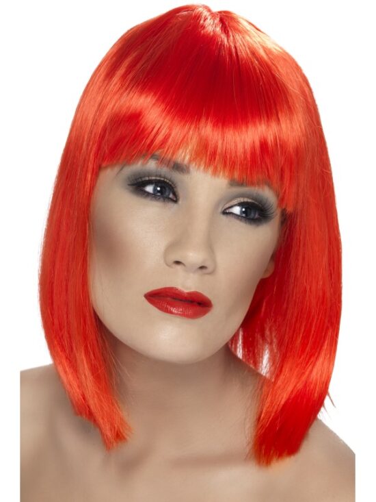 Glam Wig, Neon Red