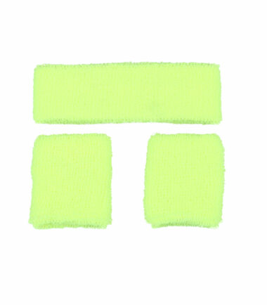 80's Green Neon Sweatbands