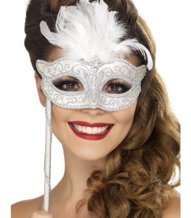 Silver Baroque Fantasy Eyemask