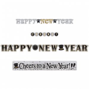 Happy New Year Letter Banner