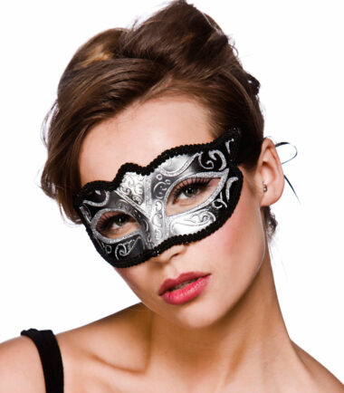 Black & Silver Eyemask