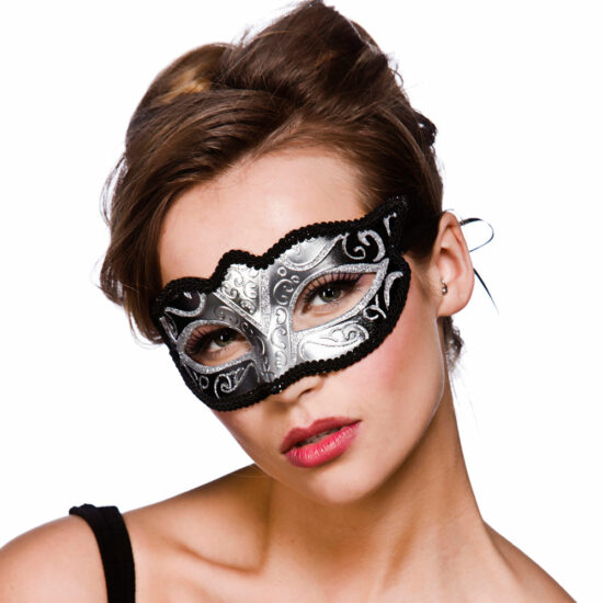 Black & Silver Eyemask