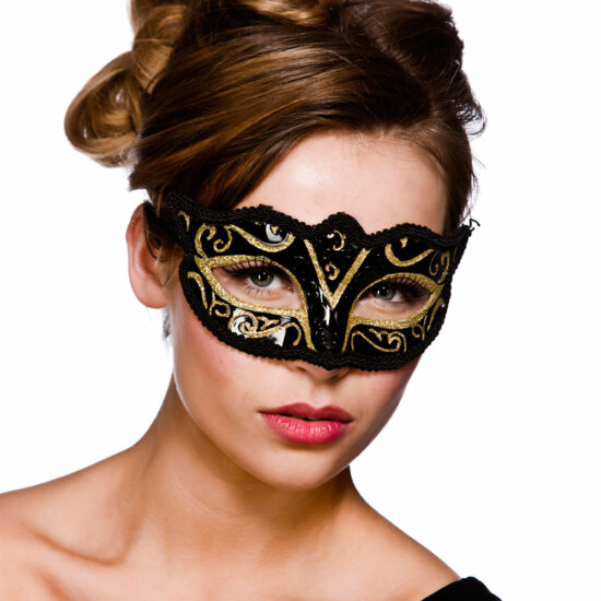 Black & Gold Eyemask