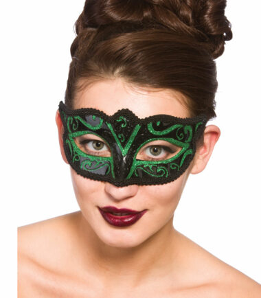 Black/green eyemask