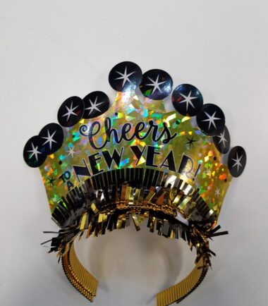 New Year Gold Tiara