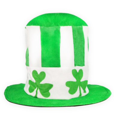 St Patrick's Green White Top Hat