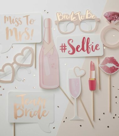 HEN PARTY PHOTO BOOTH PROPS - TEAM BRIDE