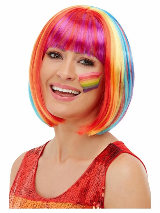 Rainbow Bob Wig