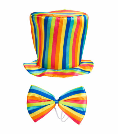 Rainbow Hat and Tie