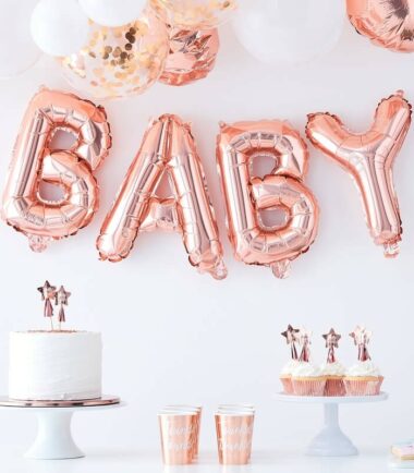 Rose Gold Foil Baby Balloon