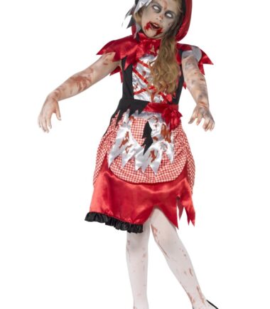 Girl's Zombie Miss Hood Costume