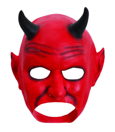 Devil Mask Half Face Latex