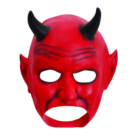 Devil Mask Half Face Latex