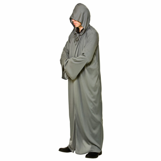 Grey Hooded Robe