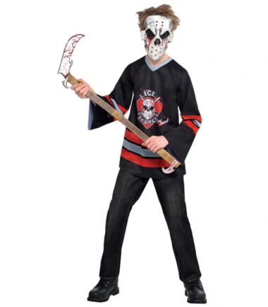 Bloody Face-Off Hockey Costume