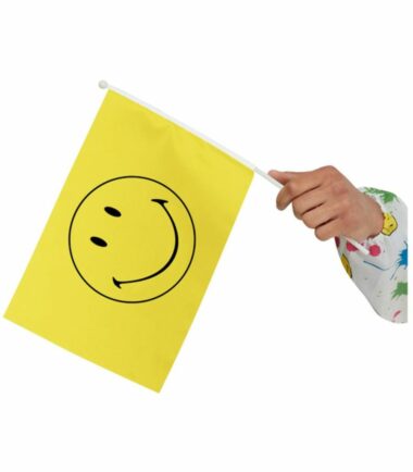 Smiley Small Handheld Flag