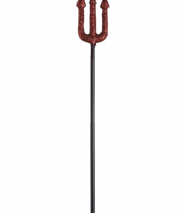 Red Glitter Trident 58cm