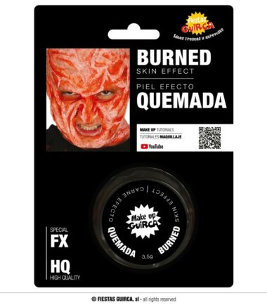 Burned Skin Effect Makeup