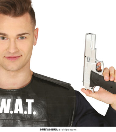 Silver SWAT Gun