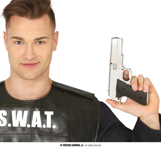 Silver SWAT Gun