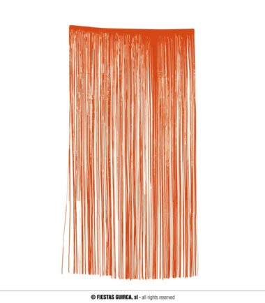 Orange Door Curtain