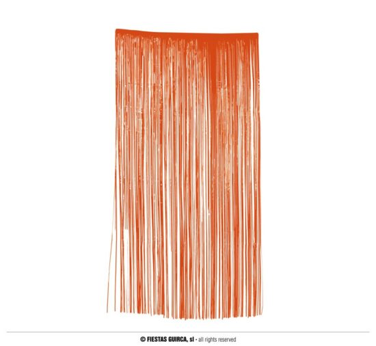 Orange Door Curtain