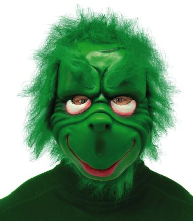 Green Grumpy Goblin Mask