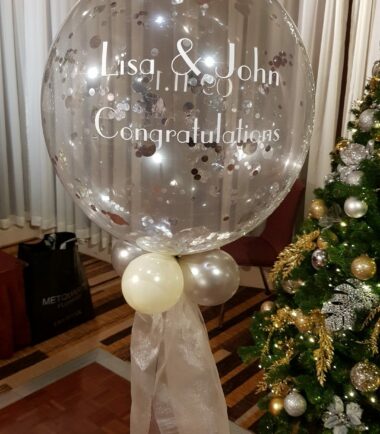 Personalised confetti Deco Balloon