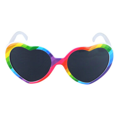 Rainbow Heart Shaped Sunglasses