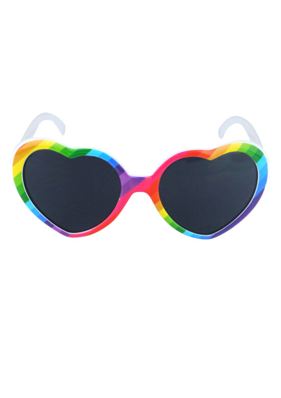 Rainbow Heart Shaped Sunglasses