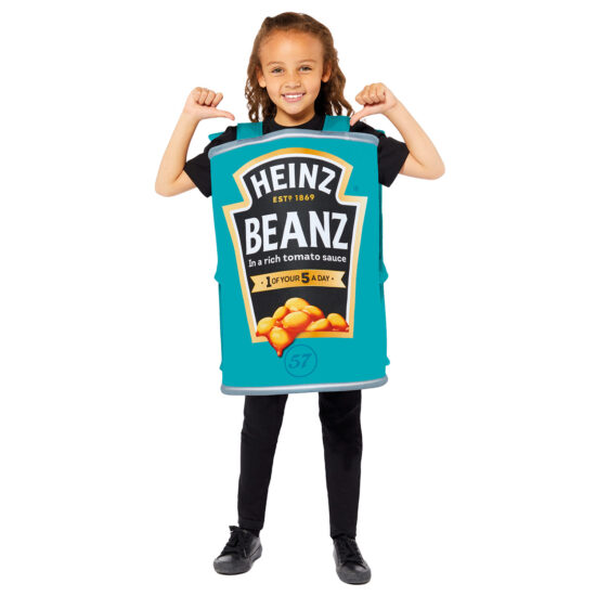 Kids Beans Tin Costume