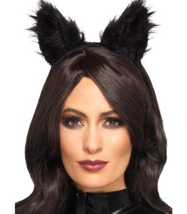 Long Pile Fur Cat Ears