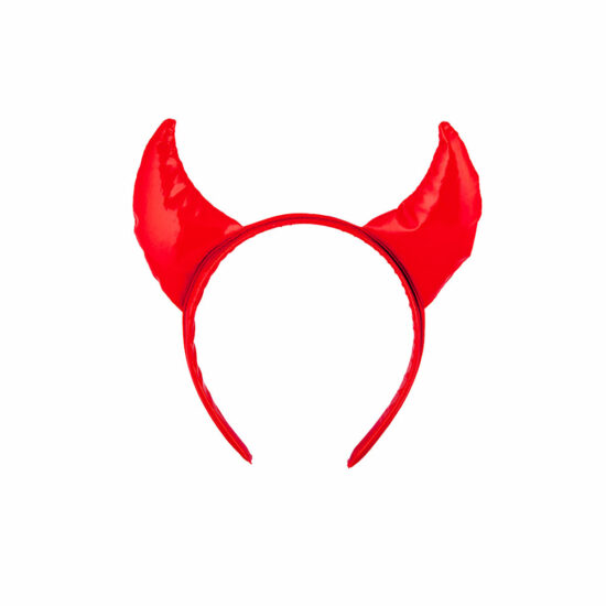 Red PVC Devil Horns