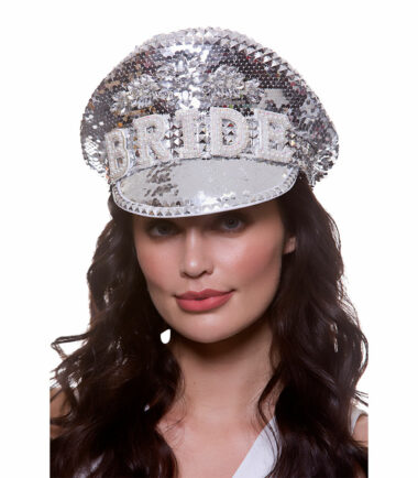 Sequinned Bride Hat