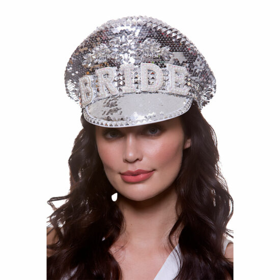 Sequinned Bride Hat