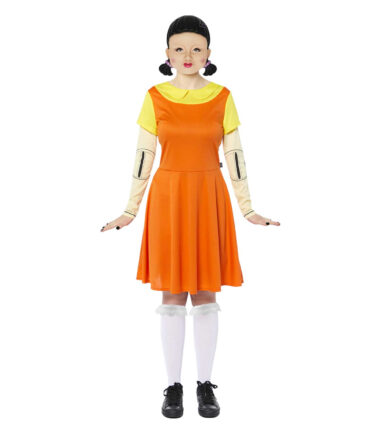 Squid Games Doll Costume