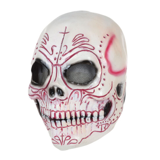 Colourful Latex Skull Mask