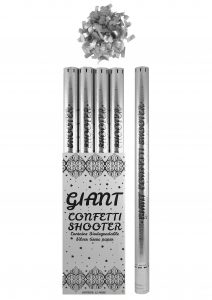 Silver Confetti Shooter 80cm