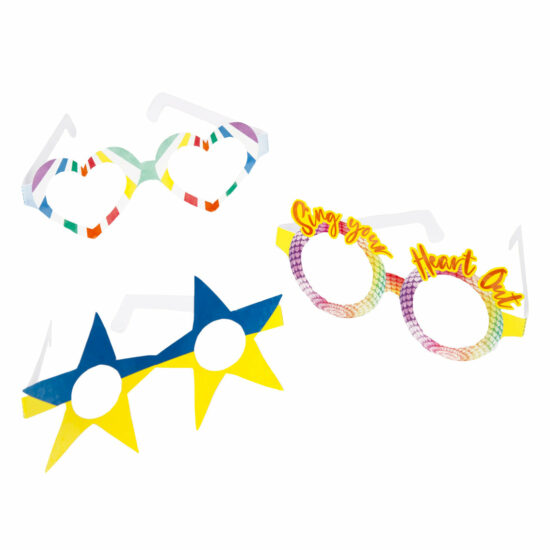 Eurovision Paper Glasses