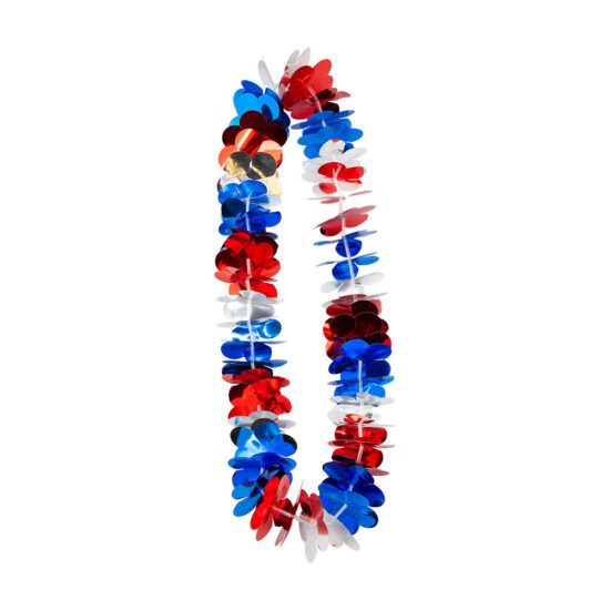 Metallic Union Jack Lei