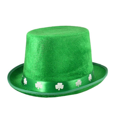 Irish Green Felt Top Hat